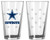 Dallas Cowboys Satin Etch Pint Glass Set