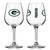 Green Bay Packers Glass 12oz Wine Game Day