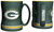 Green Bay Packers Coffee Mug - 14oz Sculpted Relief - Green