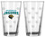 Jacksonville Jaguars Glass Pint Satin Etch 2 Piece Set