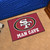 San Francisco 49ers Man Cave Starter Oval SF Primary Logo Red