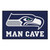 Seattle Seahawks Man Cave UltiMat Seahawk Primary Logo Blue