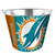 Miami Dolphins Bucket 5 Quart Hype Design