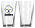 Pittsburgh Steelers Satin Etch Pint Glass Set