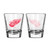 Detroit Red Wings Shot Glass - 2 Pack Satin Etch