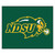 North Dakota State University - North Dakota State Bison Tailgater Mat "NDSU & Bison" Logo Green