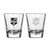 Los Angeles Kings Shot Glass - 2 Pack Satin Etch