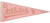 Oakland Athletics Pennant 12x30 Pink Classic Style