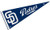 San Diego Padres Pennant 12x30 Throwback