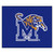 University of Memphis - Memphis Tigers Tailgater Mat M Tiger Primary Logo Black