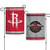 Houston Rockets Flag 12x18 Garden Style 2 Sided