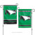 North Dakota Fighting Hawks Flag 12x18 Garden Style 2 Sided