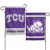 TCU Horned Frogs Flag 12x18 Garden Style 2 Sided