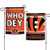 Cincinnati Bengals Flag 12x18 Garden Style 2 Sided Slogan Design