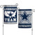 Dallas Cowboys Flag 12x18 Garden Style 2 Sided Slogan Design