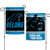 Carolina Panthers Flag 12x18 Garden Style 2 Sided Slogan Design