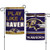 Baltimore Ravens Flag 12x18 Garden Style 2 Sided Slogan Design