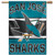 San Jose Sharks Banner 28x40 Vertical