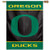 Oregon Ducks Banner 27x37 Vertical O Logo Design