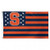 Syracuse Orange Flag 3x5 Deluxe Style Stars and Stripes Design