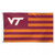 Virginia Tech Hokies Flag 3x5 Deluxe Style Stars and Stripes Design