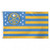 Denver Nuggets Flag 3x5 Deluxe Style Stars and Stripes Design