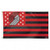 Portland Trail Blazers Flag 3x5 Deluxe Style Stars and Stripes Design