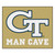 Georgia Tech - Georgia Tech Yellow Jackets Man Cave Tailgater Interlocking GT Primary Logo Gold