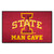 Iowa State University - Iowa State Cyclones Man Cave Starter I STATE Primary Logo Red