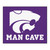 Kansas State University - Kansas State Wildcats Man Cave Tailgater Powercat Primary Logo Purple