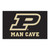 Purdue University - Purdue Boilermakers Man Cave UltiMat P Primary Logo Black