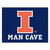 University of Illinois - Illinois Illini Man Cave All-Star Block I Primary Logo Blue