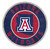 Arizona Wildcats Sign Wood 12 Inch Round State Design