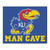 University of Kansas - Kansas Jayhawks Man Cave Tailgater Jayhawk Primary Logo Blue