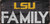 LSU Tigers Sign Wood 12x6 Family Design