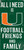 Miami Hurricanes Sign Wood 6x12 Football Friends and Family Design Color