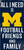 Michigan Wolverines Sign Wood 6x12 Football Friends and Family Design Color