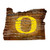 Oregon Ducks Wood Sign - State Wall Art