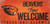 Oregon State Beavers Wood Sign Fans Welcome 12x6