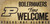 Purdue Boilermakers Wood Sign Fans Welcome 12x6