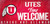 Utah Utes Wood Sign Fans Welcome 12x6