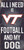 Virginia Tech Hokies Sign Wood 6x12 Football and Dog Design