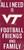 Virginia Tech Hokies Sign Wood 6x12 Football Friends and Family Design Color