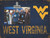 West Virginia Mountaineers Clip Frame