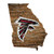 Atlanta Falcons Wood Sign - State Wall Art
