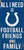 Indianapolis Colts Sign Wood 6x12 Football Friends and Family Design Color