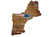 New England Patriots Wood Sign - State Wall Art