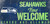 Seattle Seahawks Wood Sign Fans Welcome 12x6