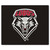 University of New Mexico - New Mexico Lobos Tailgater Mat "Wolf Head & LOBOS" Logo Black