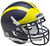 Michigan Wolverines Schutt XP Authentic Full Size Helmet - Matte Finish
